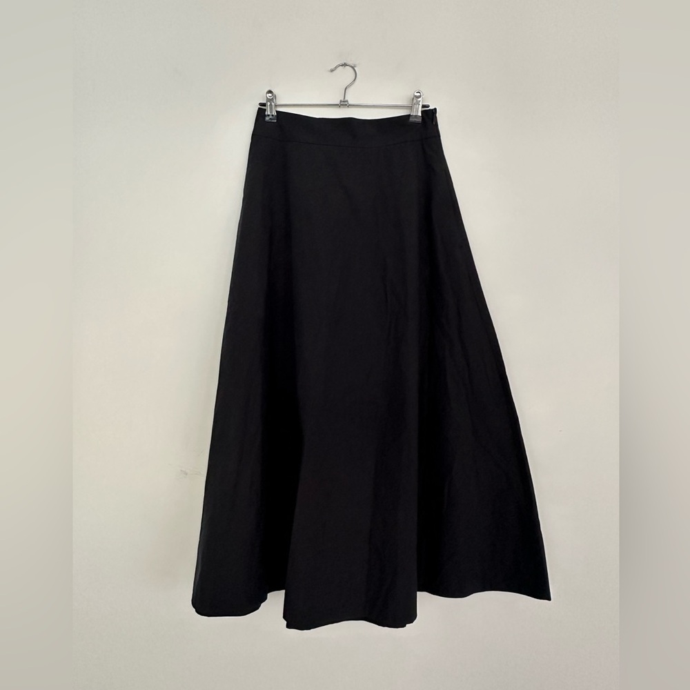 Banana Republic Black Poplin Maxi Skirt – Size 0 – NWT - Picture 7 of 8